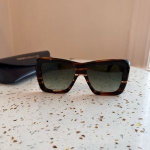 Gigi studios square framed oversized sunglasses